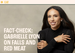Fact-Check: Gabrielle Lyon on falls and red meat - The Proof